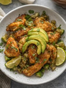 lime chicken With Avocado