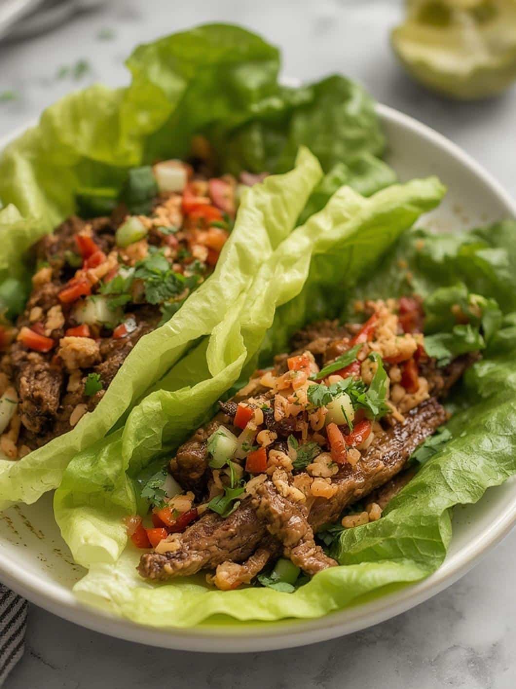 Beef Lettuce Wraps