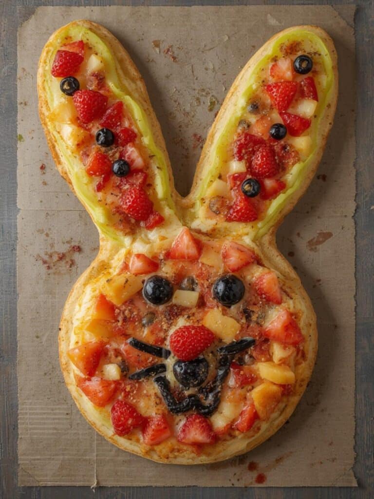 Bunny Ear Fruit Pizza