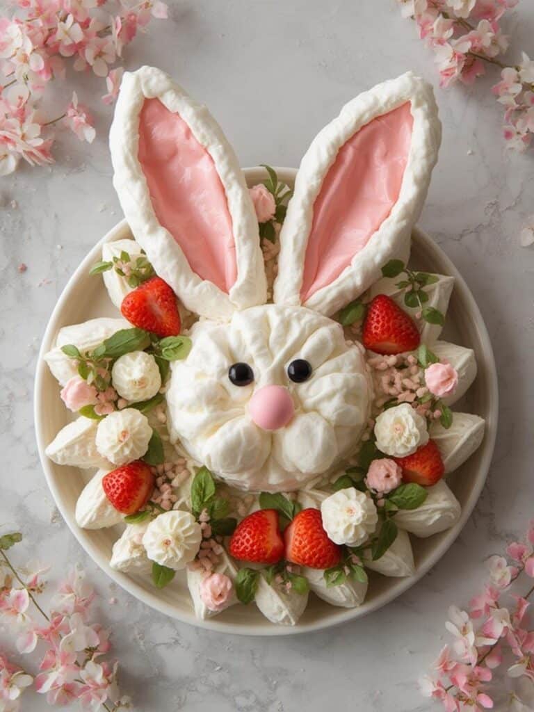 Bunny Ears Pavlova Wreath