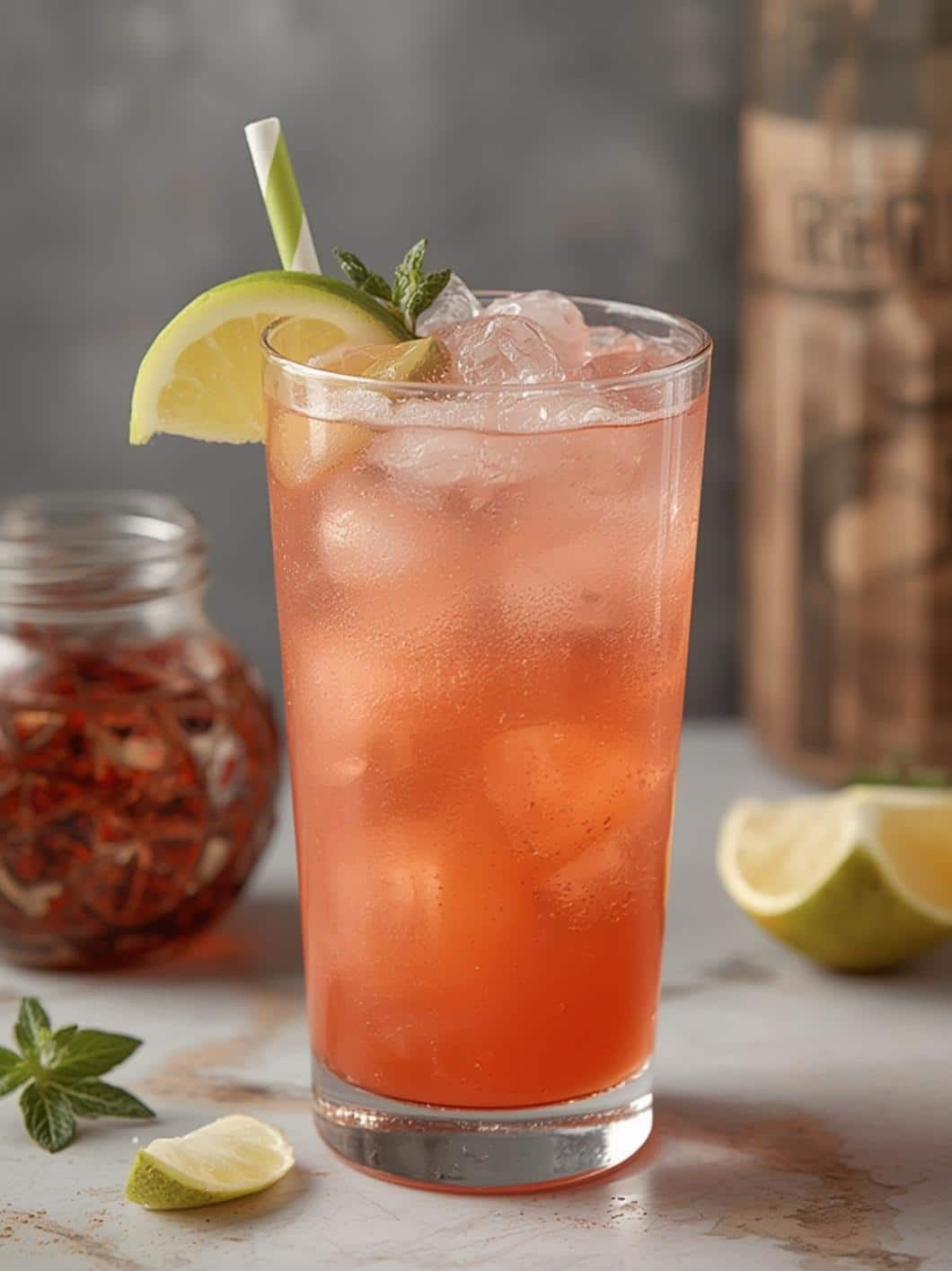 Bunny Hop Punch drink final preparation