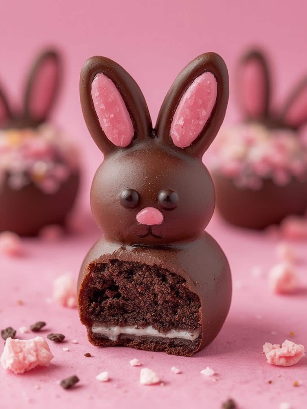 Bunny Oreo Balls final preparation