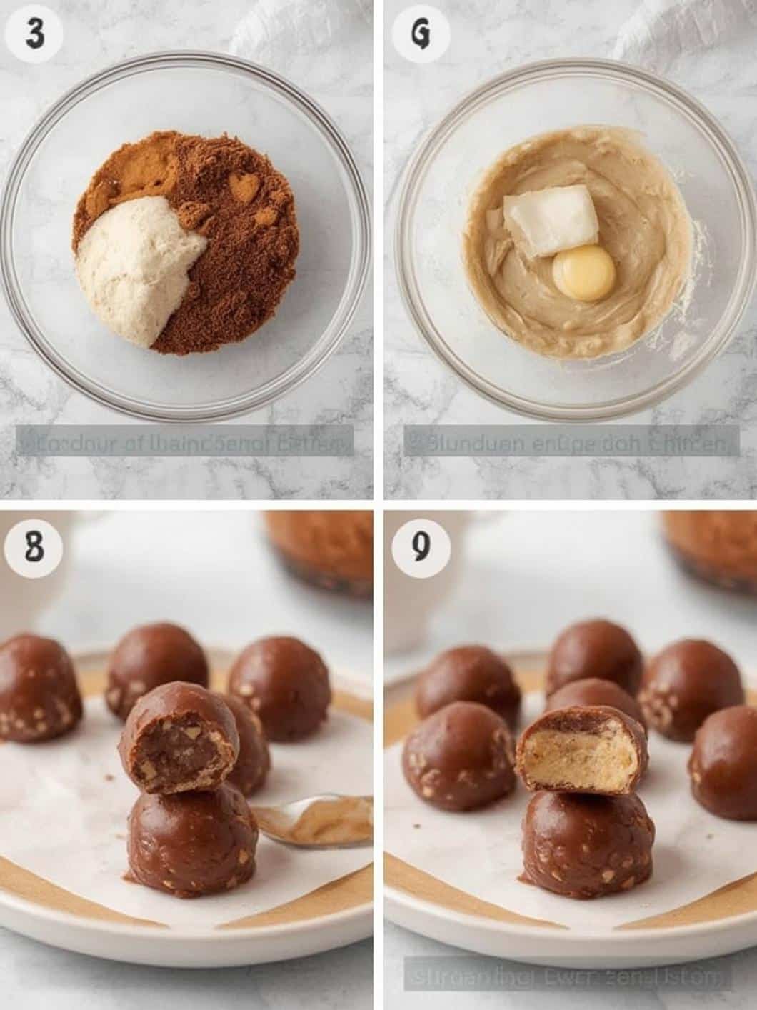 Cadbury Creme Bites step by step instructions