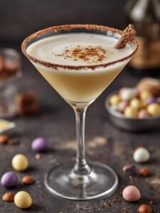 Cadbury Mini Egg Martini drink