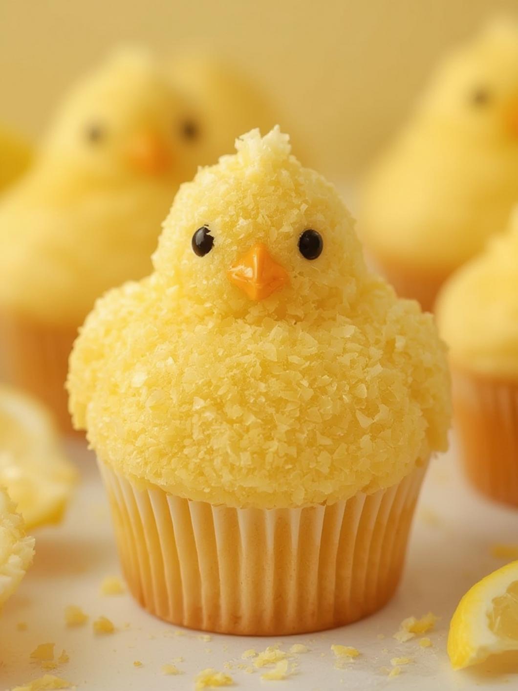Chubby Chick Lemon Cupcakes