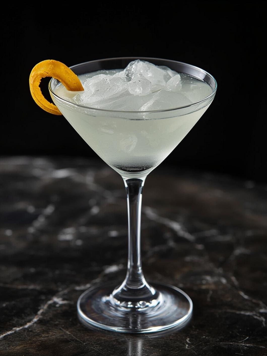 Cloud Nine Martini drink final preparation