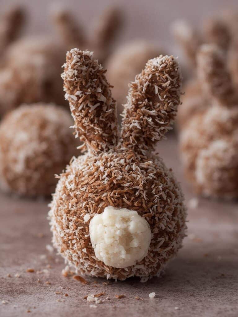 Coconut Bunny Tail Truffles