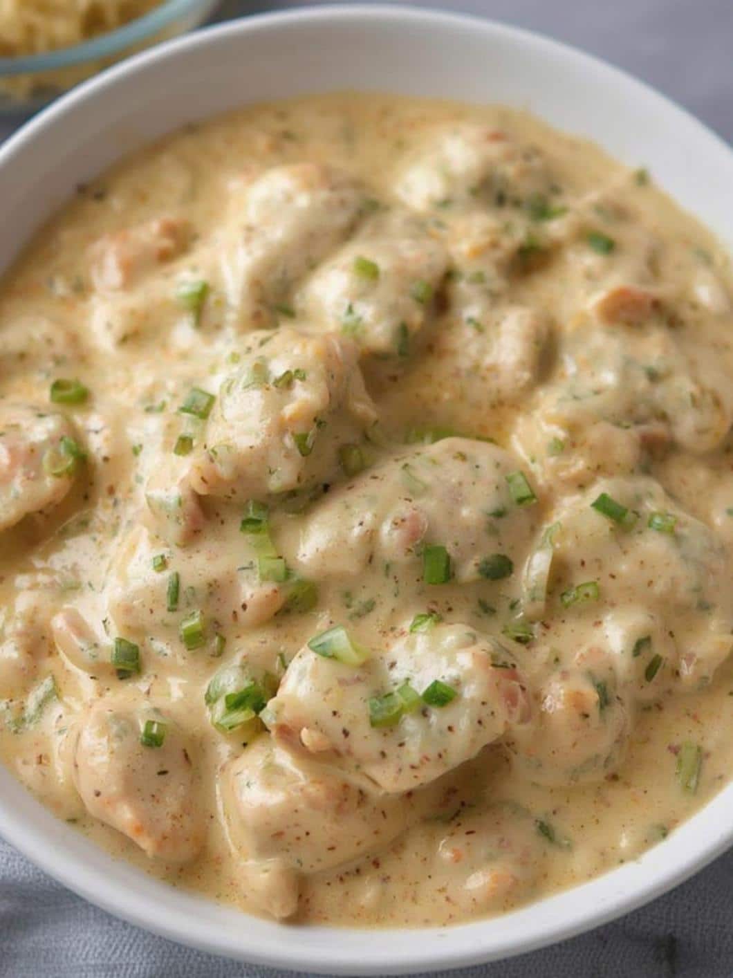 Creamy Ranch Chicken final preparation