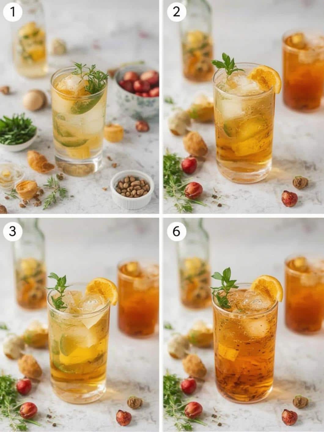 Easter Spritz drink step by step instructions