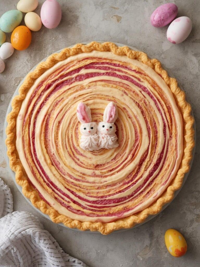 Easter Swirl Pie