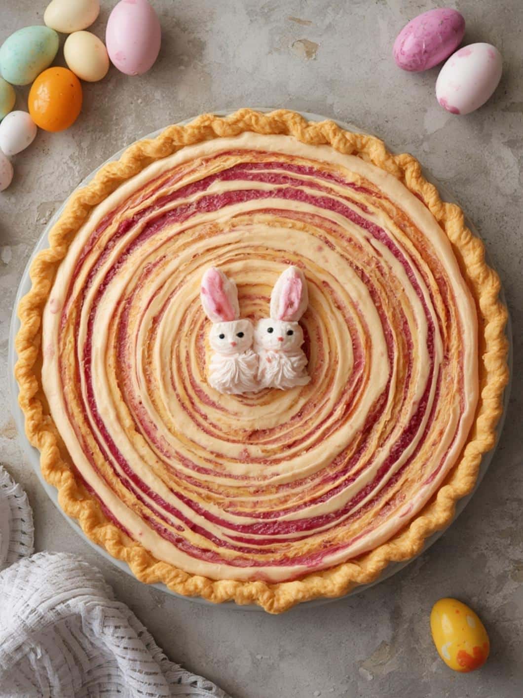 Easter Swirl Pie