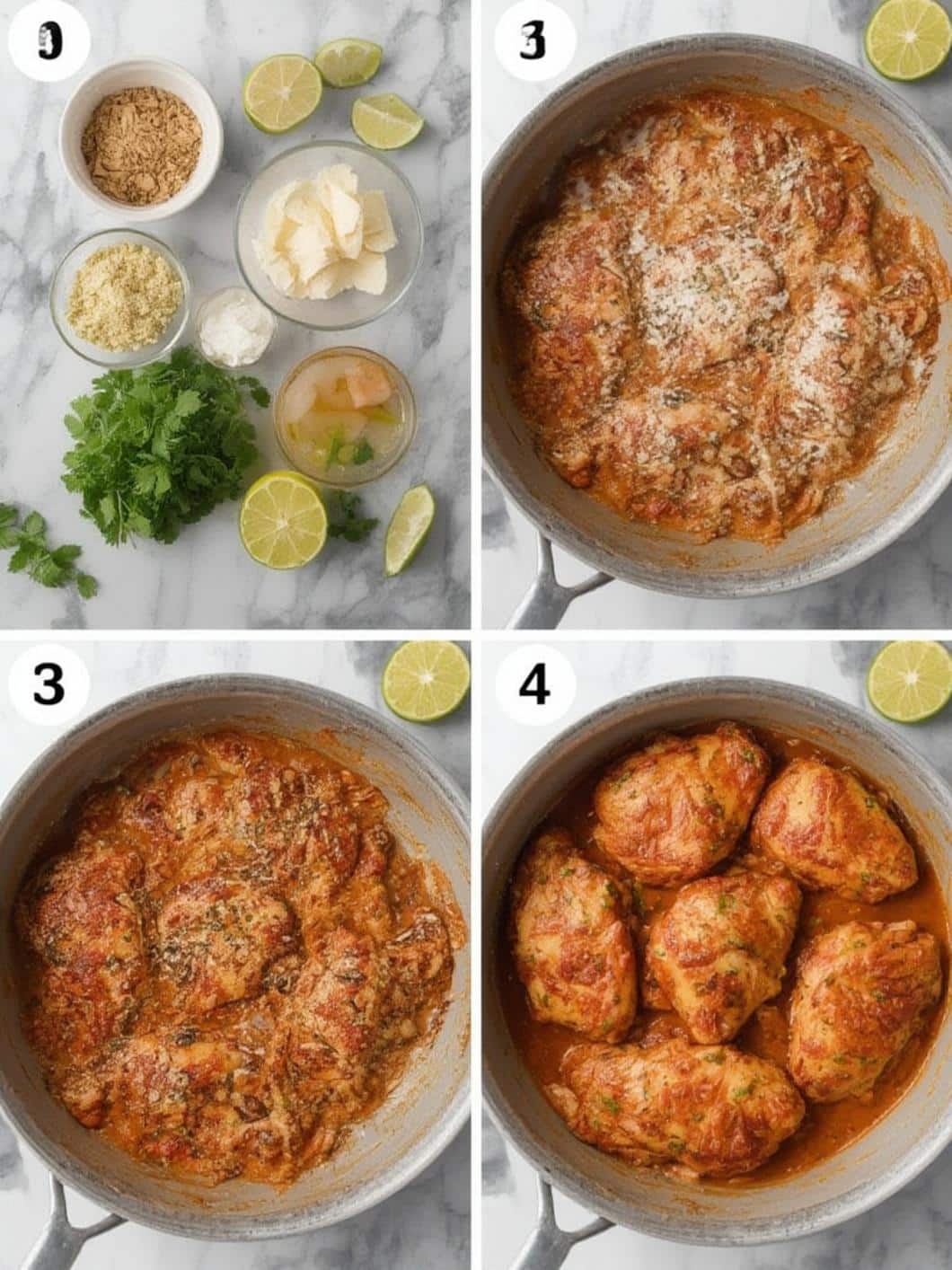 Fiesta lime chicken step by step instructions