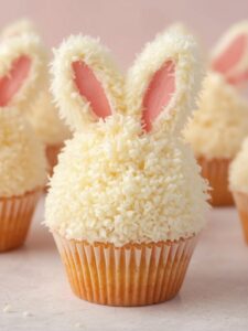 Fluffy Bunny Butt Cupcakes