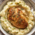 Garlic Herb Chicken with Creamy Mashed Potatoes