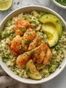 Honey Lime Chicken & Avocado Rice