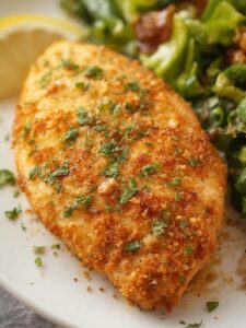 Parmesan crusted chicken