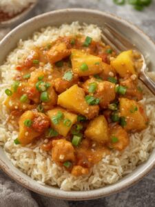 Pineapple Chicken and Rice