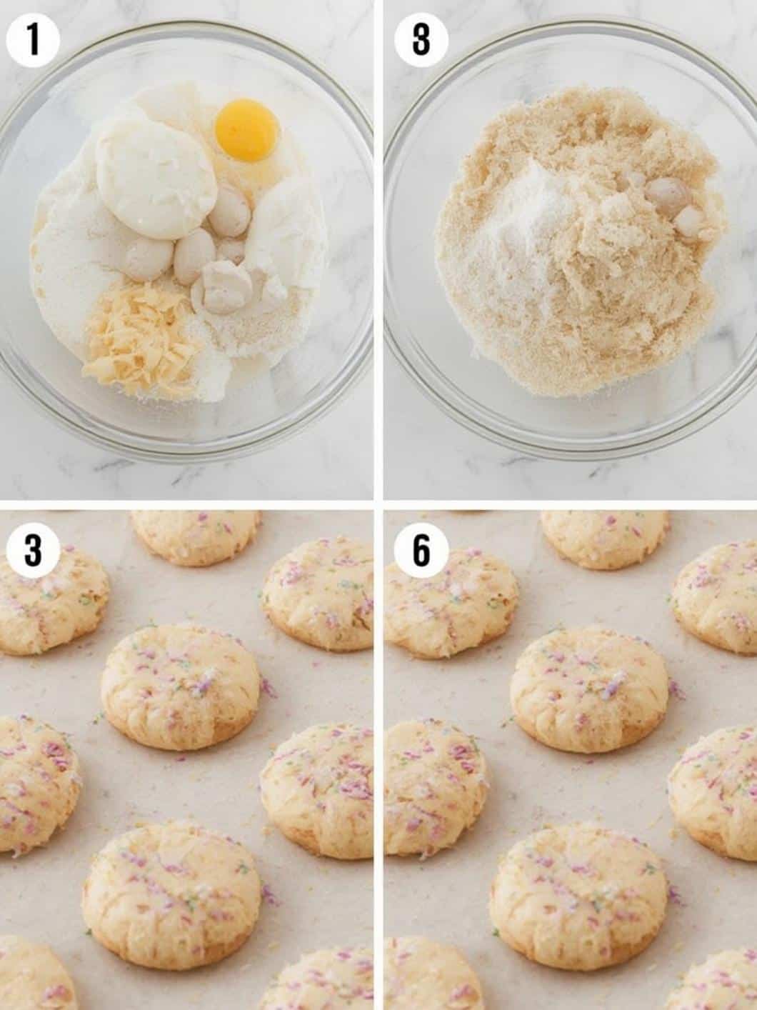 Speckled Easter Egg Sugar Cookies step by step instructions