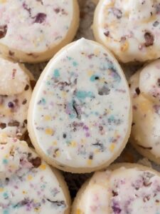 Speckled Easter Egg Sugar Cookies