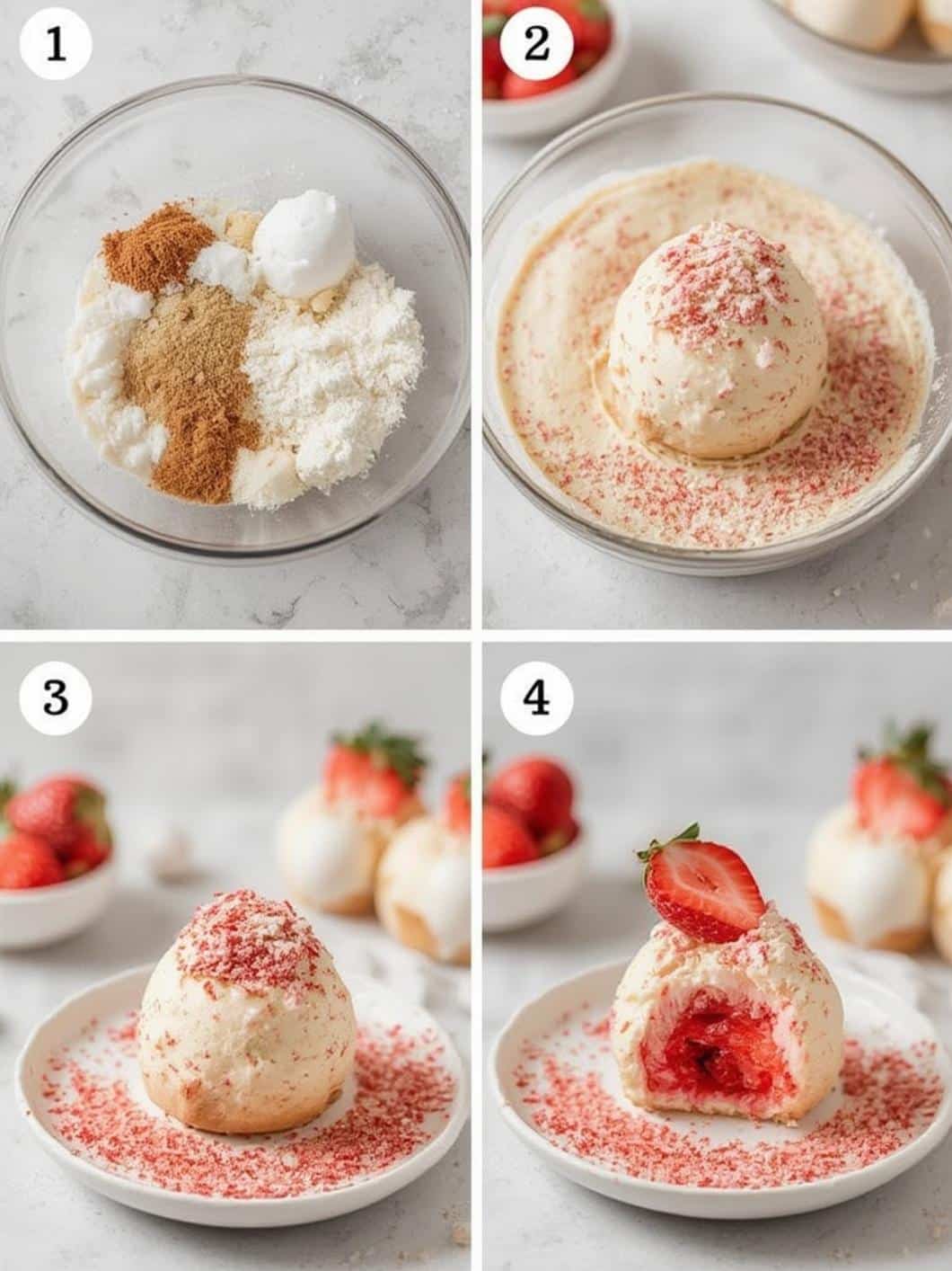 Strawberry Shortcake Easter Egg Bombs step by step instructions