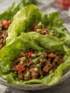 beef lettuce wraps