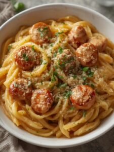 chicken sausage orzo